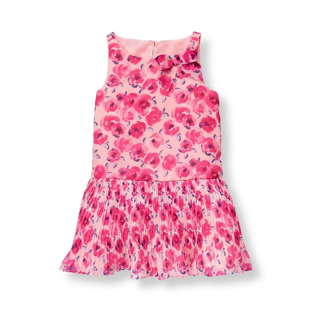 NWT Janie and Jack Floral Chiffon Dress in 6-12mon